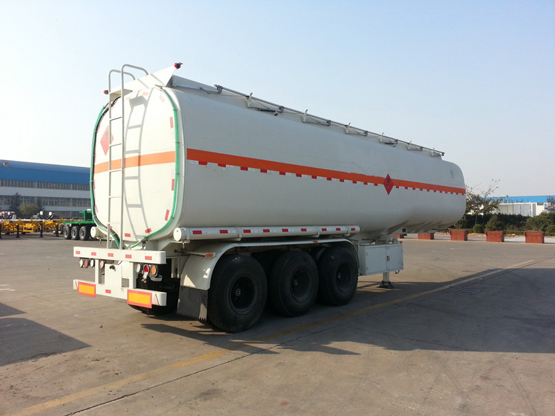 Oil transport 45,000 liters 3 axle fuel tanker semi triailer